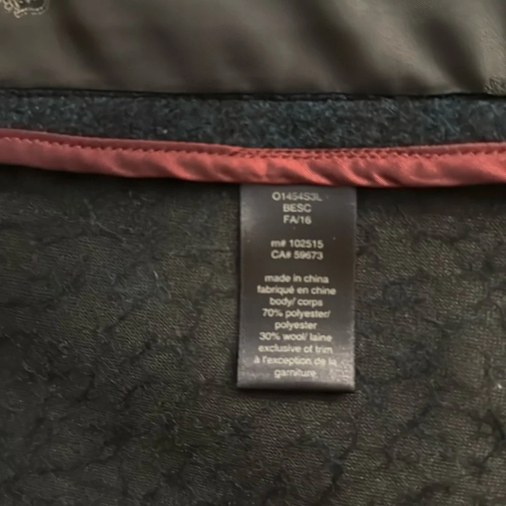 John Varvatos Luxe Wool Blend Pea Coat
